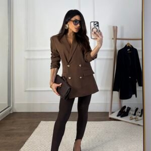 Legging Stirrup Thay Marrom