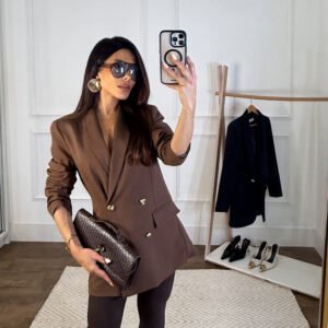 Blazer Letícia Finesse Marrom