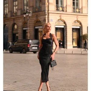 Vestido Midi Ceretti Preto