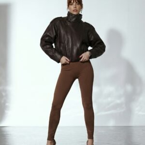 Jaqueta Bomber Stella Glamorous Marrom