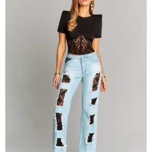 Blusa Mallis Em Renda