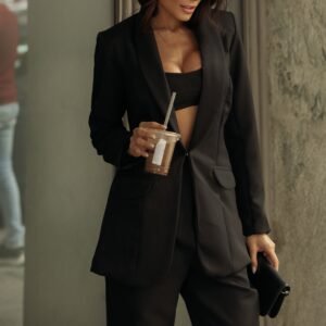 Blazer Rita Glamorous Preto