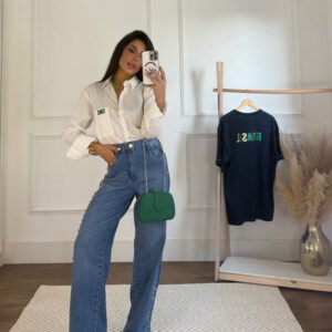 Calça Jeans Sabrina Listras Copa