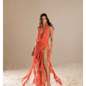 Vestido Longo Lola Coral