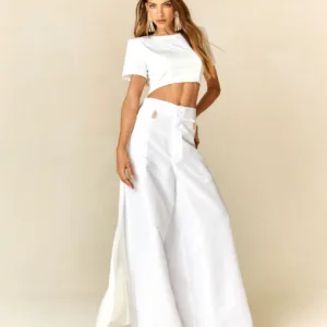 Blusa Capa Kany Off White