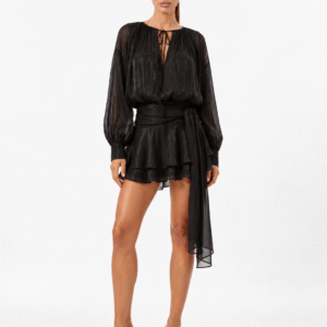 Vestido Organza Maiorca Preto
