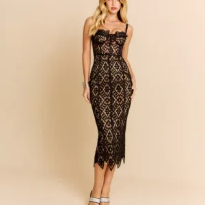 Vestido Midi Belkis Preto