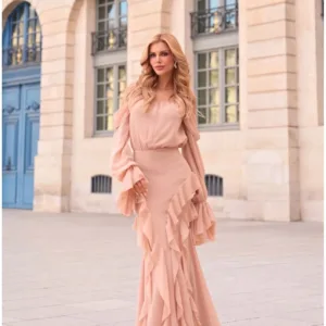 Vestido Longo Vice e Versa Ruiz Nude