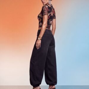 Calça Baloon Jeans Aladin Capri