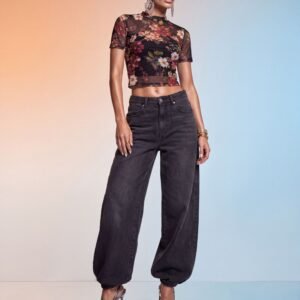 Baby Tee Floral Capri