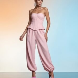 Conjunto Corset Aladim Capri Rosa