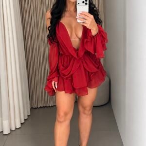 Vestido Vice e Versa Duffy Vermelho